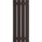 Ekena Millwork True Fit PVC Four Board Spaced Board-n-Batten Shutters, Raisin Brown , 23W x 36H, PR TFP101SBF23X036TB - alternate 4